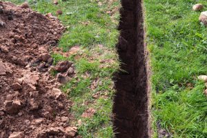 french drain for back yard drainage
